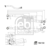 Febi Centre Rod Assembly Front 196150