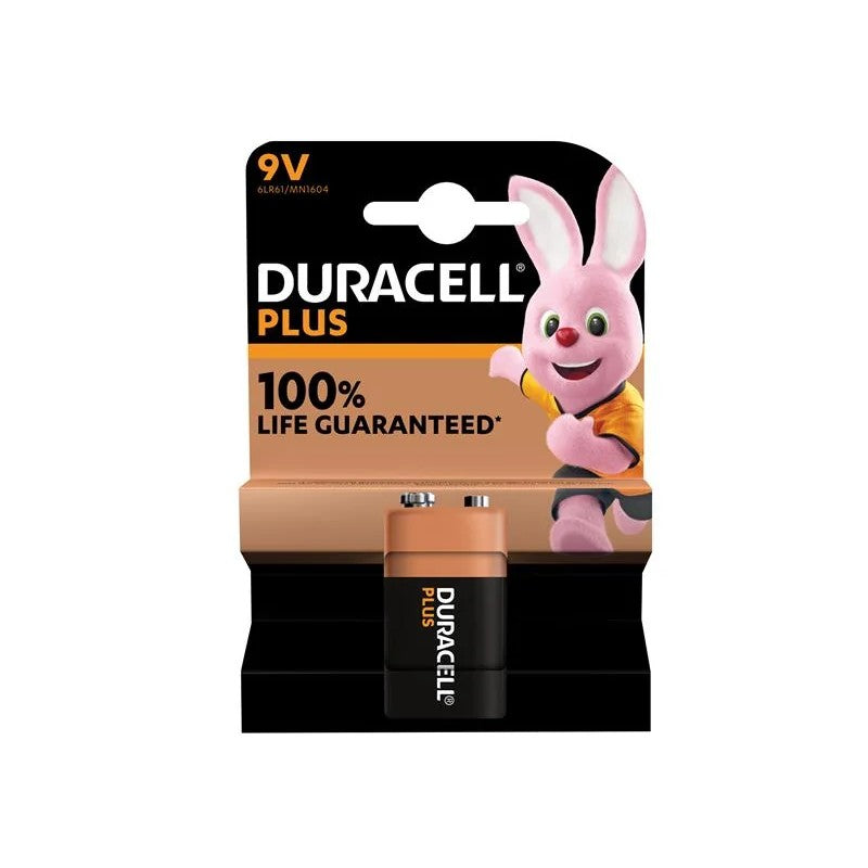 Duracell 9V +100% Plus Power Battery - S18717