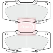 Apec Front Brake Pad Set PAD1872