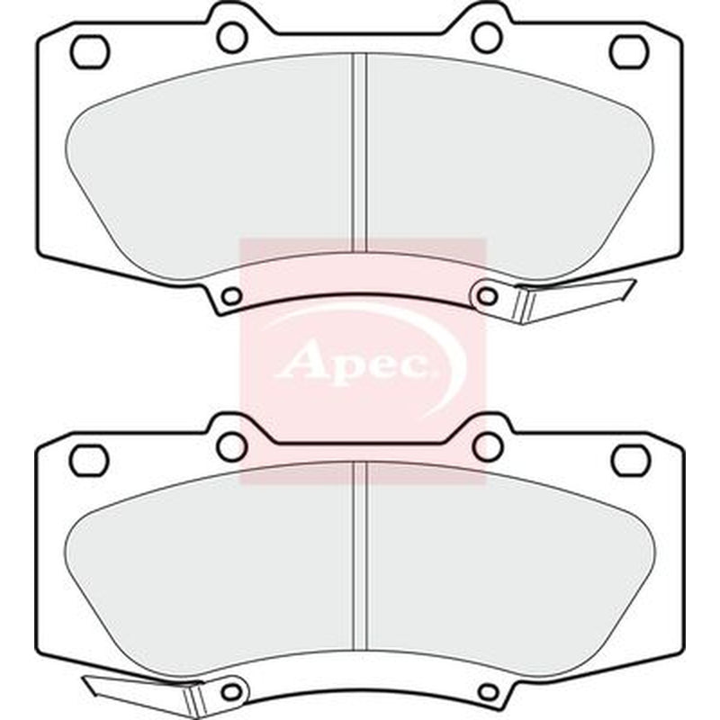 Apec Front Brake Pad Set PAD1872