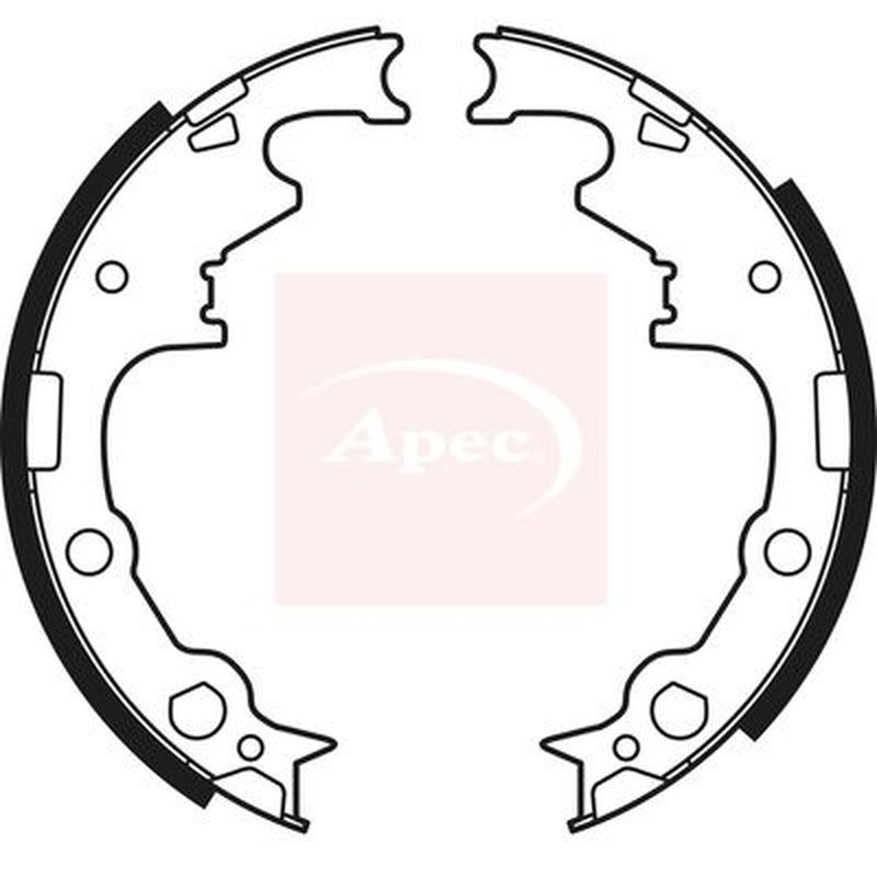 Apec Brake Shoe Set Axle Kit SHU608