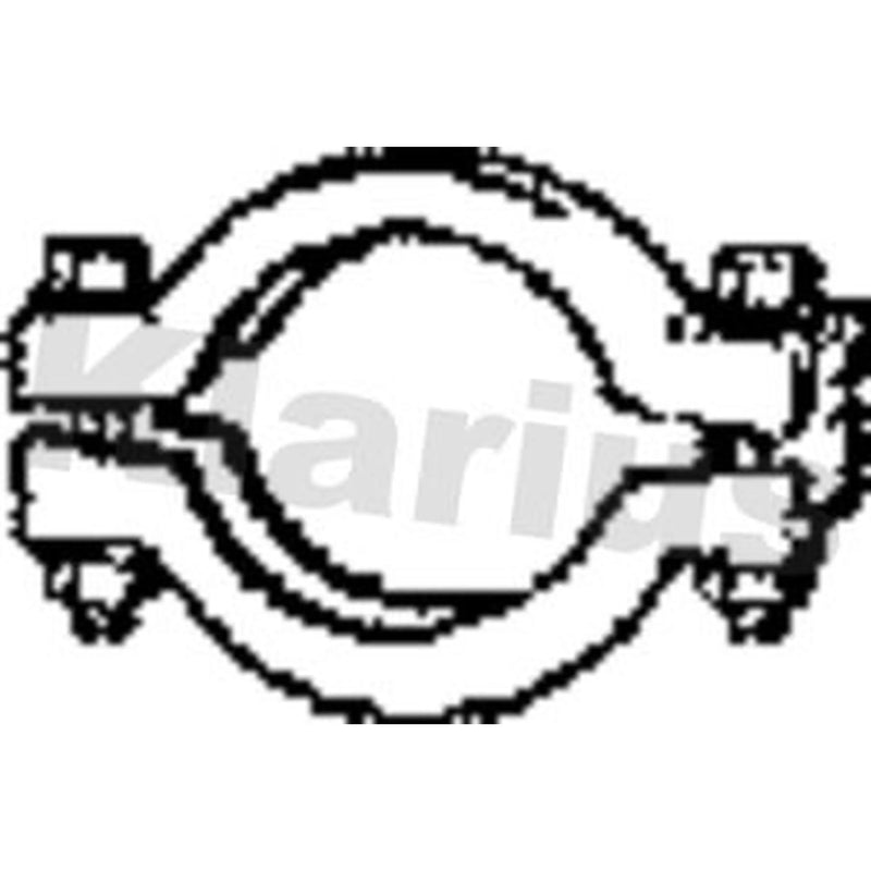 Klarius Exhaust System Clamping Piece OD ID 50mm Wide CNP2AM