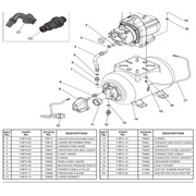 Draper Pressure Tank Plastic Flange 1L