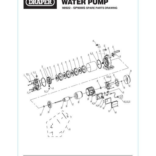 Draper 16 SPRING Air Tool - Model Y-SP90MS-08
