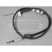 Borg & Beck Handbrake Cable Left Rear BKB3262