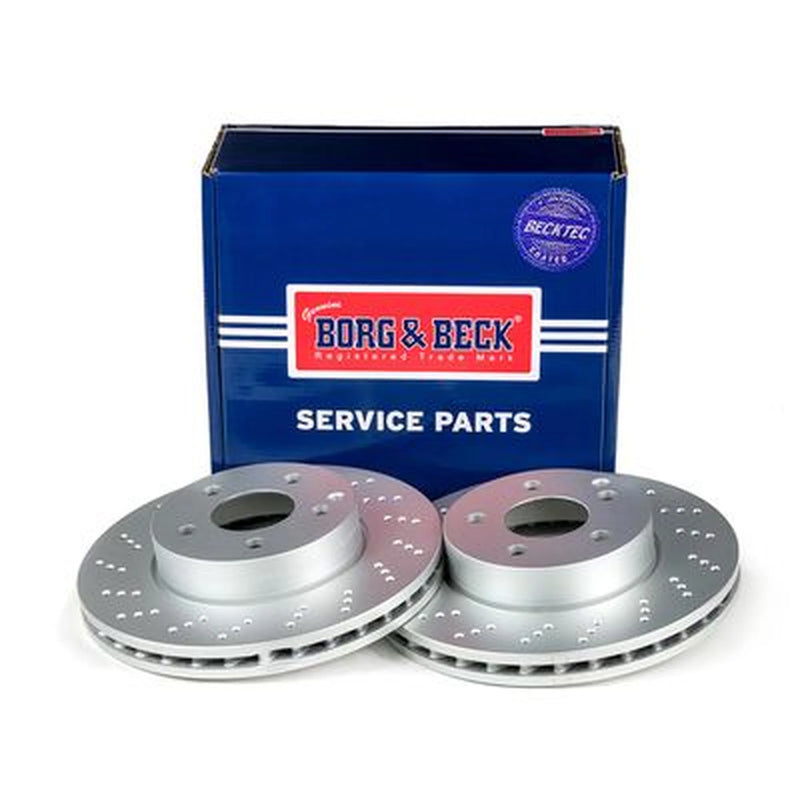 Borg & Beck 2 x / Front Brake Discs BBD4800