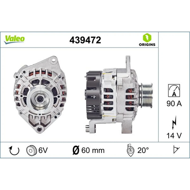 Valeo Car Alternator 12V 439472