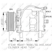 NRF Air Conditioning Compressor 32065
