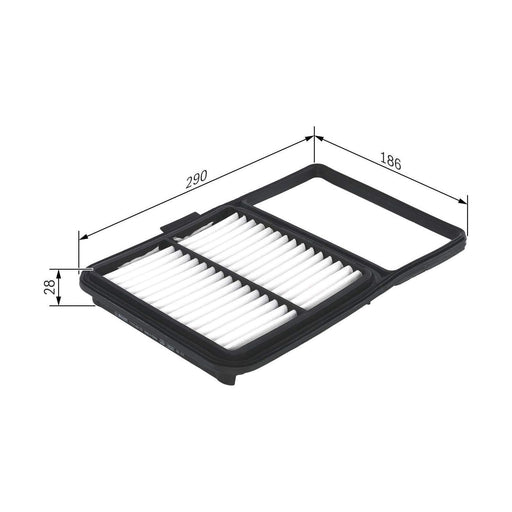 Genuine Bosch Car Air Filter S0170 Fits Toyota Prius Hybrid - 1.5 - 03-09 F02640 Bosch  - Town Parts