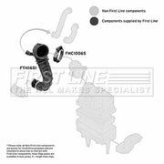 First Line Air Filter Intake Hose NBR (nitrile butadie FTH1651