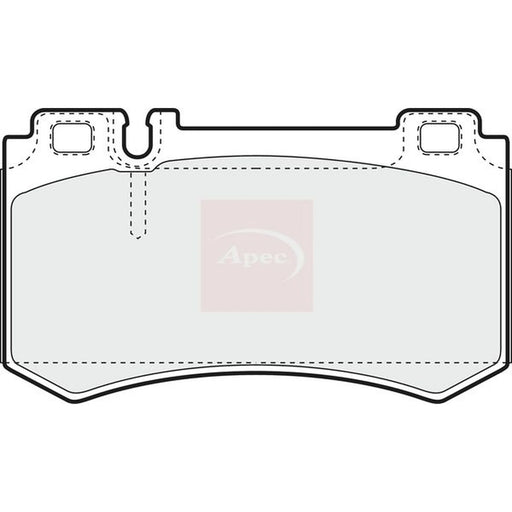 Apec Rear Brake Pad Set PAD1425