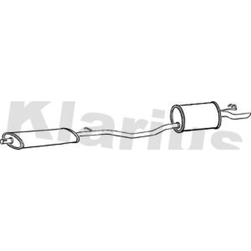 Klarius Box With Tail Pipe Rear FT503X
