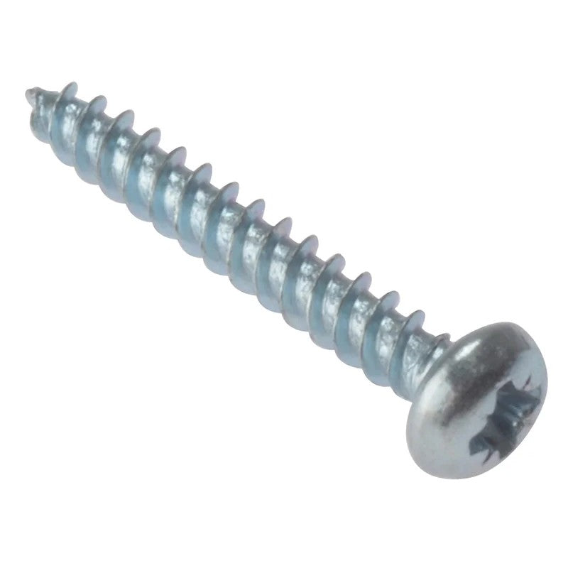 ForgeFix General Purpose Pozi Compatible Screw Round Head TT ZP 5/8in x 6 Box