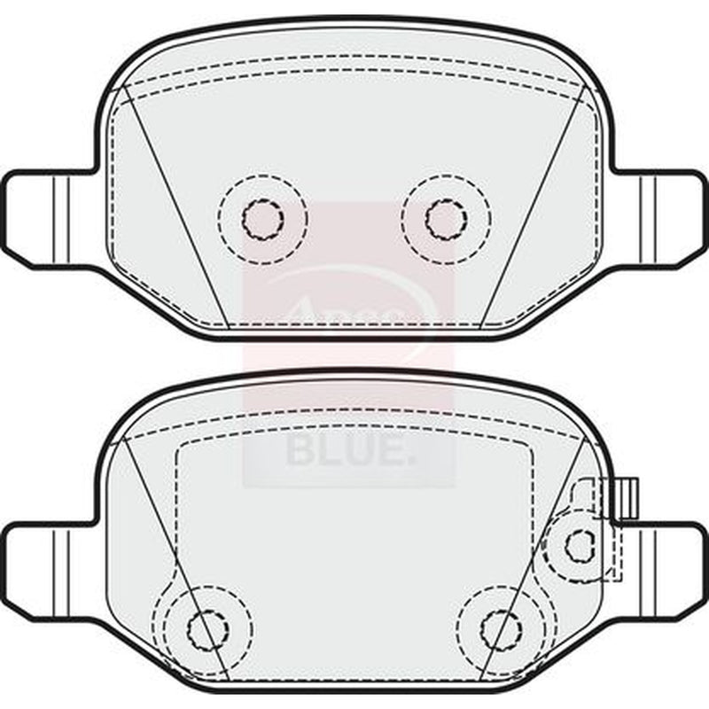 Apec Rear Brake Pad Set PD3517