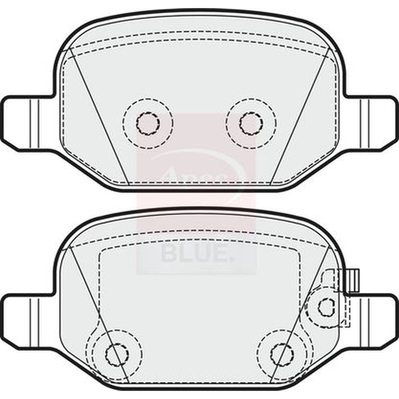 Apec Rear Brake Pad Set PD3517