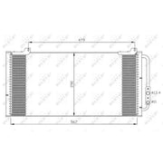 NRF Air Conditioning Condenser 35346