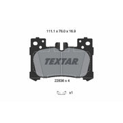 Textar Rear Brake Pad Set 2283601
