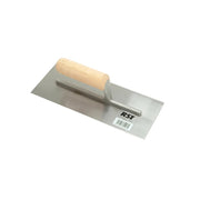 R.S.T. Plasterer's Finishing Trowel Straight Wooden Handle 11 x 4.1/2in