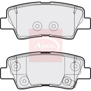 Apec Rear Brake Pad Set PAD2096