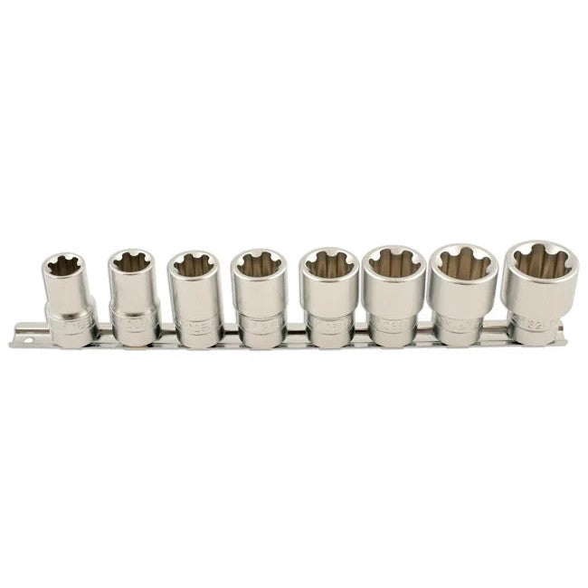 Laser Tools Torx Plus® Socket Set 1/2"D 8pc - PL