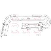 Apec Handbrake Cable Left Rear CAB1589