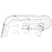 Apec Handbrake Cable Left Rear CAB1589