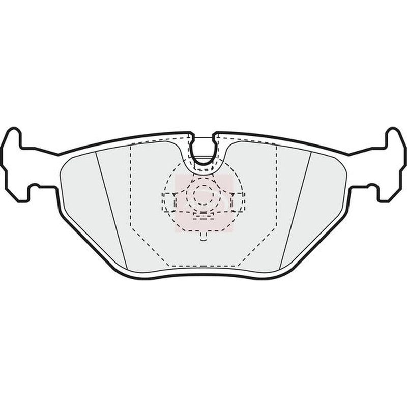 Apec Rear Brake Pad Set PAD590