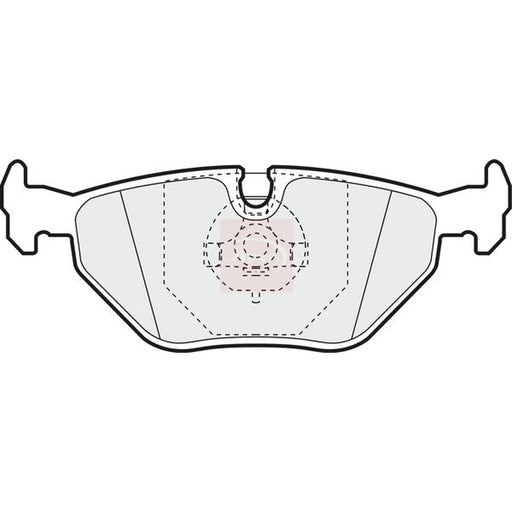 Apec Rear Brake Pad Set PAD590