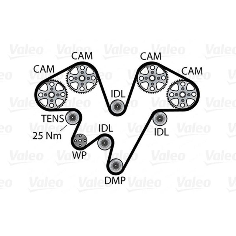 Valeo Timing Belt & Water Pump Kit 614667