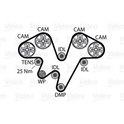 Valeo Timing Belt & Water Pump Kit 614667