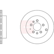 Apec 2 x Vented Rear Brake Discs DSK2645