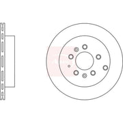 Apec 2 x Vented Rear Brake Discs DSK2645