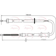 Apec Handbrake Cable Right Rear CAB1117