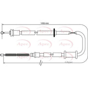 Apec Handbrake Cable Right Rear CAB1117