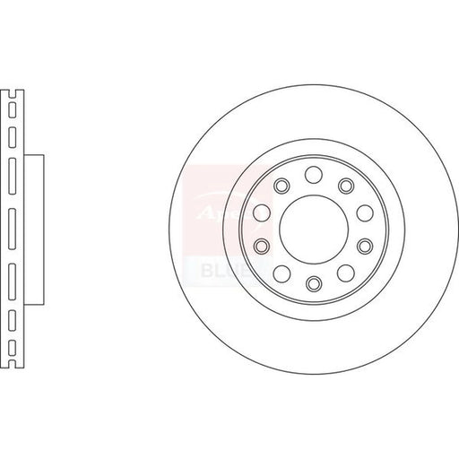 Apec 2 x Vented Rear Brake Discs SDK6959