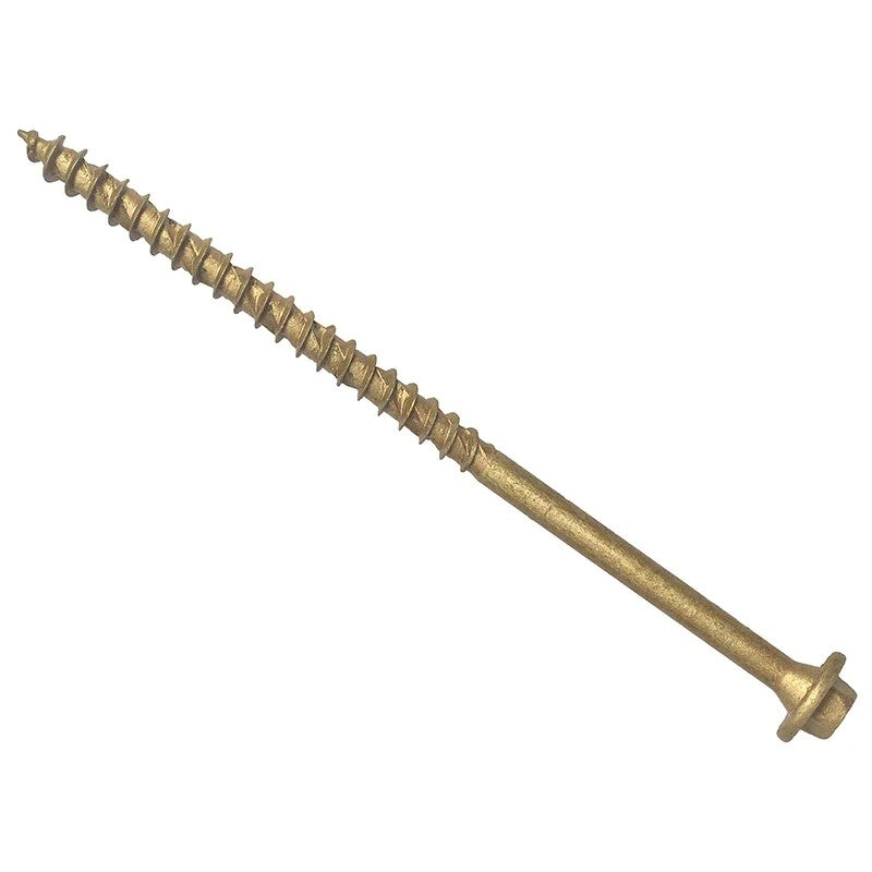 ForgeFix Hexagonal/TORX® Compatible Timber T30 Screws Tan 7x250mm Tub 40