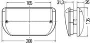Hella 2XT 007 945-027 Door Entry Light