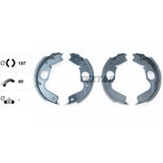 Textar Parking Brake Shoe Set 91056900