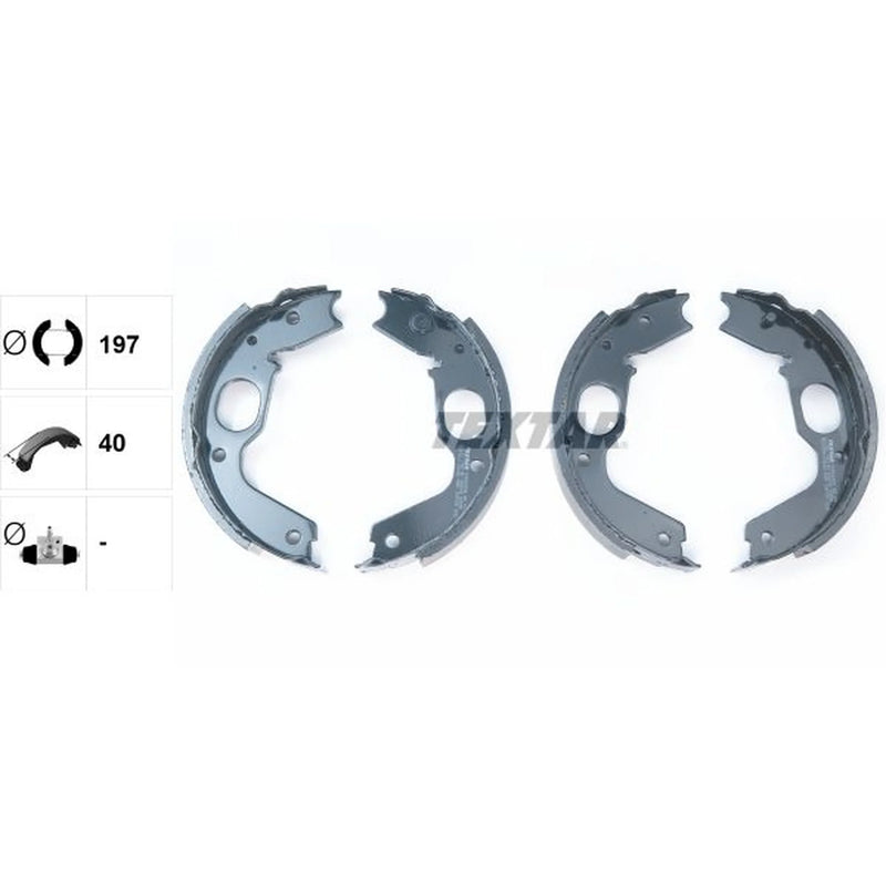 Textar Parking Brake Shoe Set 91056900