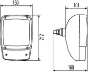 Hella 1SA 996 120-477 Headlight
