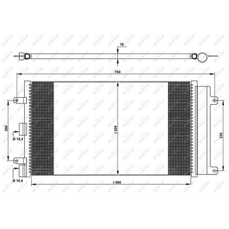 NRF Air Conditioning Condenser 35752