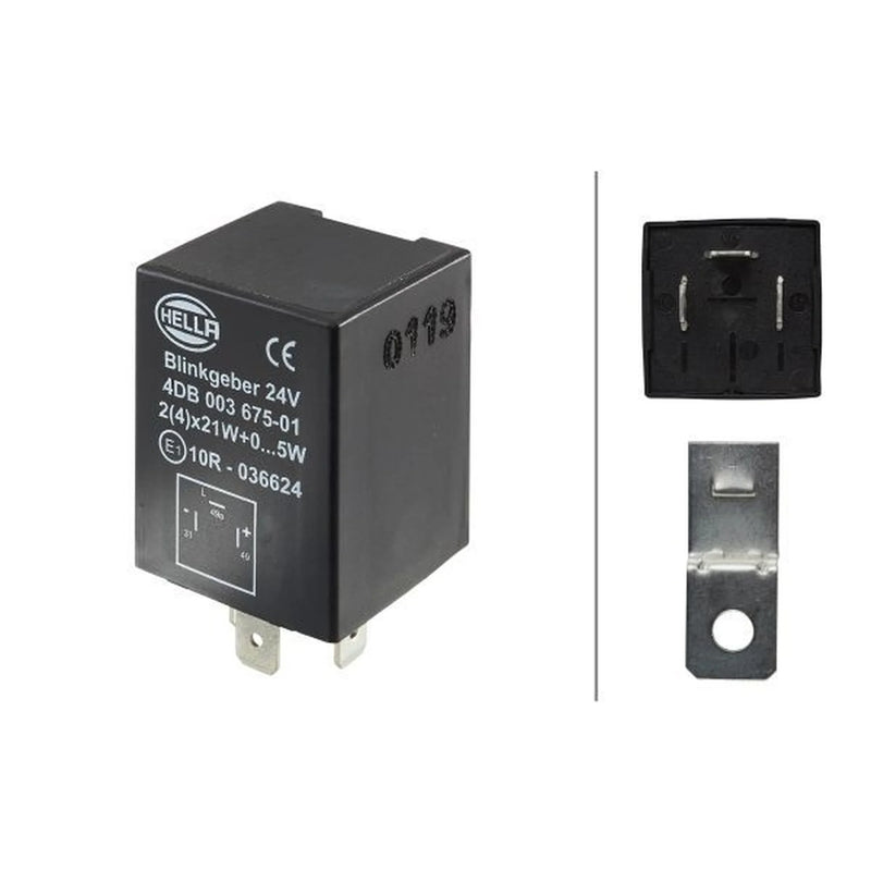 Hella Indicator Flasher Relay 4DB 003 675-011
