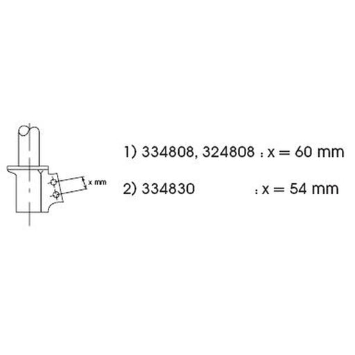KYB Shock Absorber Damper Strut Front 334808