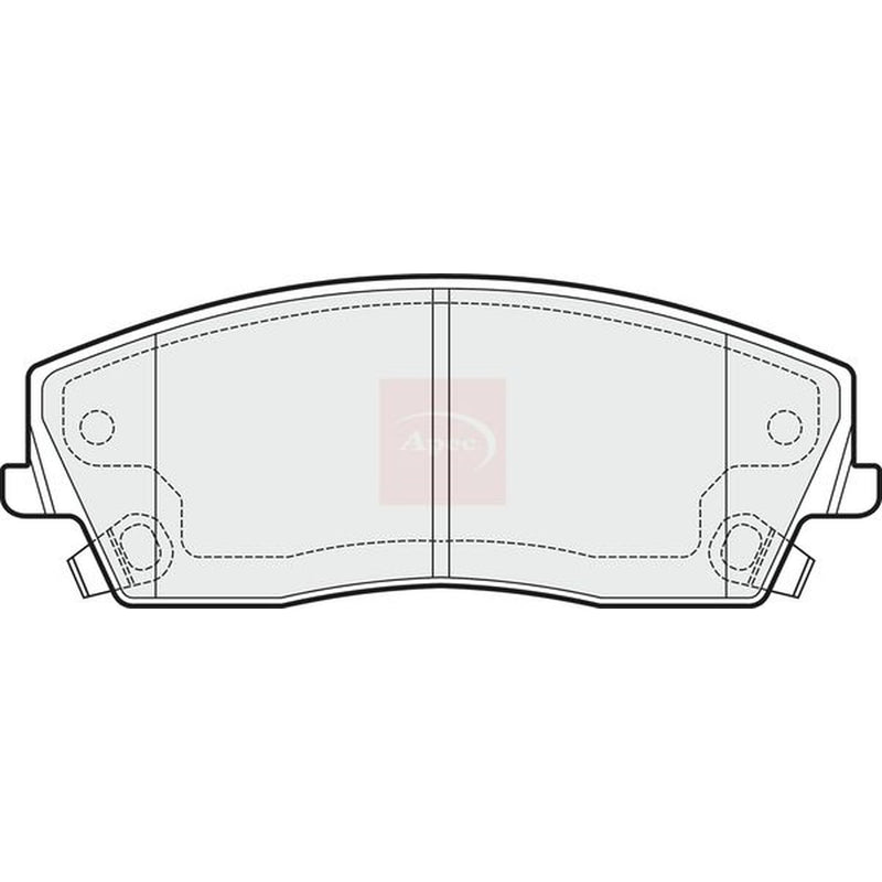 Apec Front Brake Pad Set PAD1489