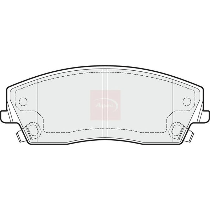 Apec Front Brake Pad Set PAD1489