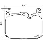 Mintex Front Brake Pad Set MDB3804