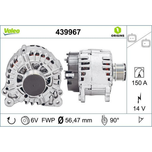 Valeo Car Alternator 12V 439967