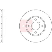 Apec 2 x Vented Front Brake Discs DSK2546