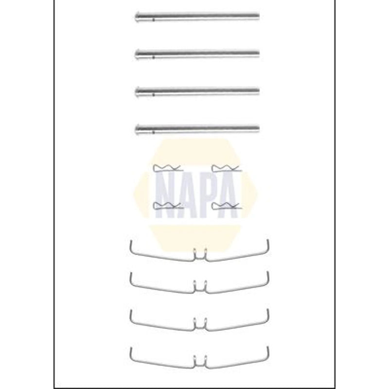 NAPA Brake Pad Accessory Fitting Kit Front NFK1299