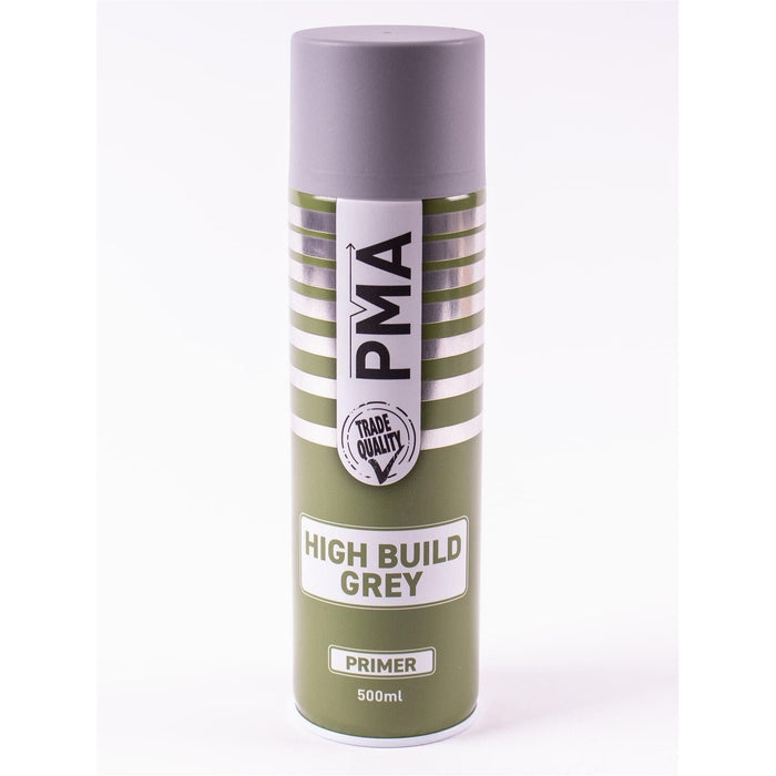 3x High Build Primer - 500ml Spray On Paint - Autotek Grey Aerosol High Coverage PMA  - Town Parts